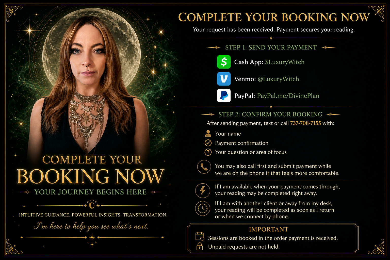complete your booking