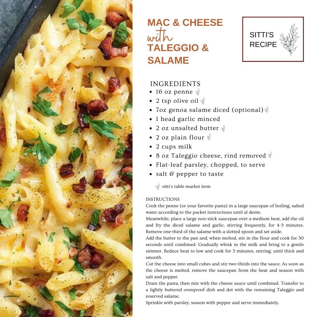 Taleggio Mac &amp; Cheese