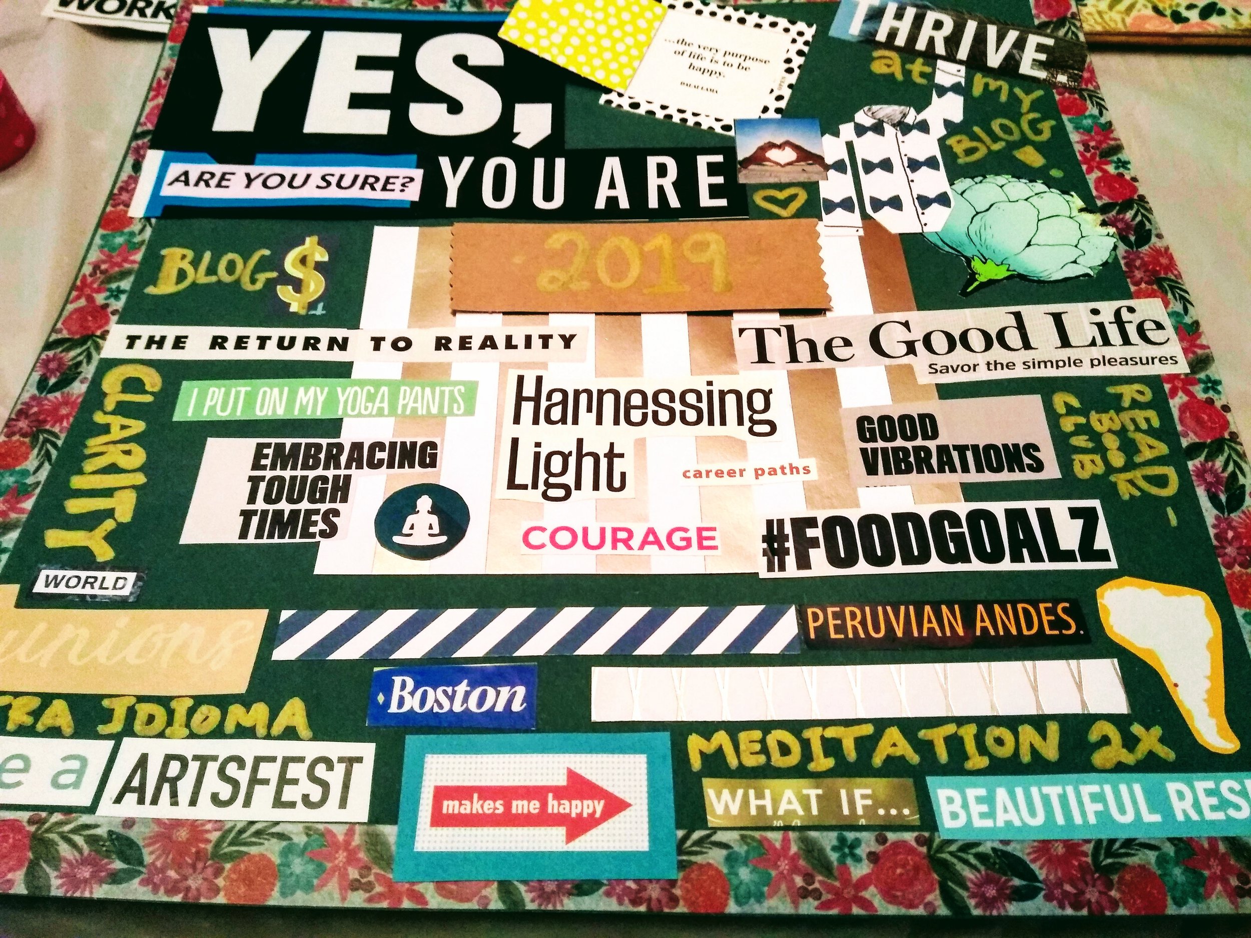 Bored of New Year Resolutions? Create a Vision Board – ZenARTSupplies