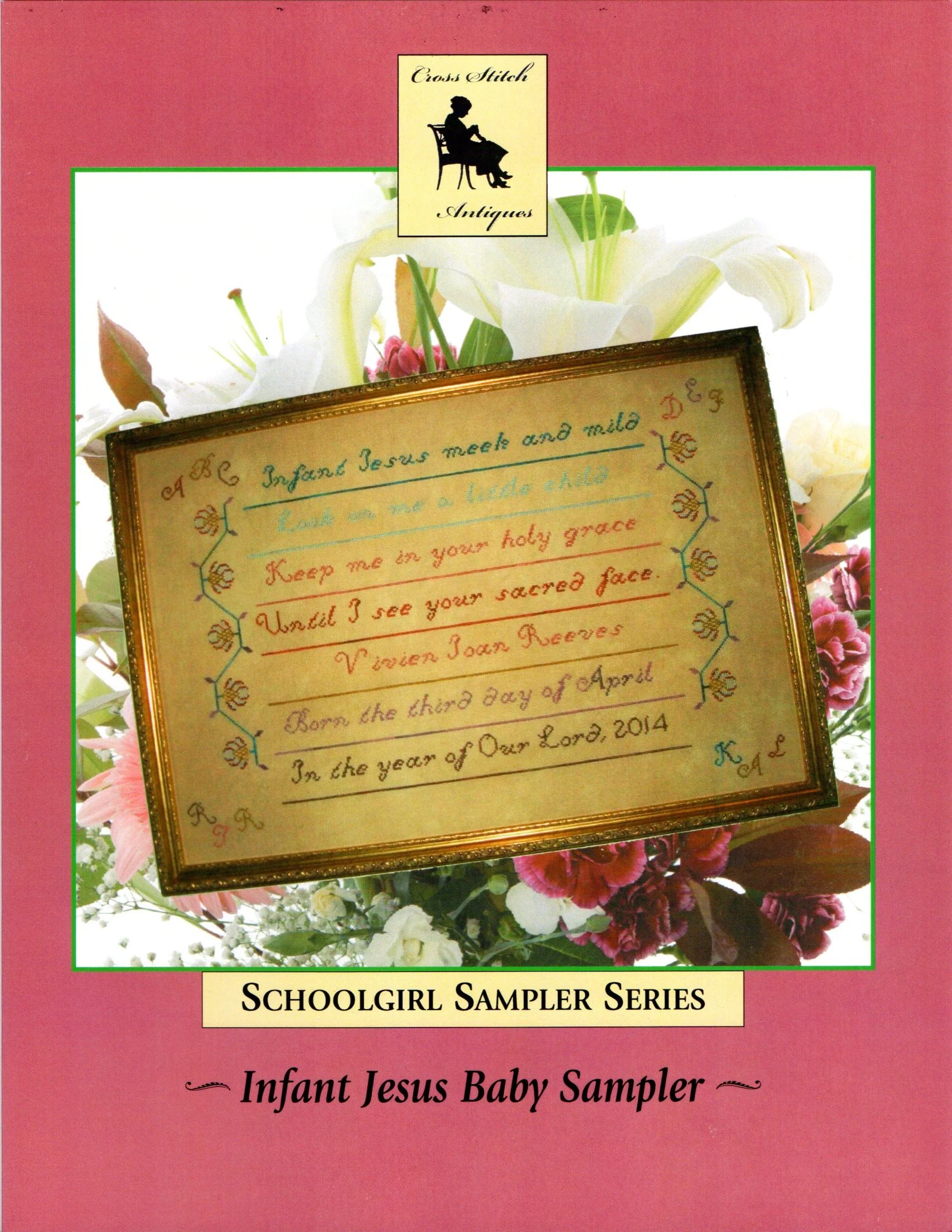 Infant Jesus Meek and Mild Birth Sampler