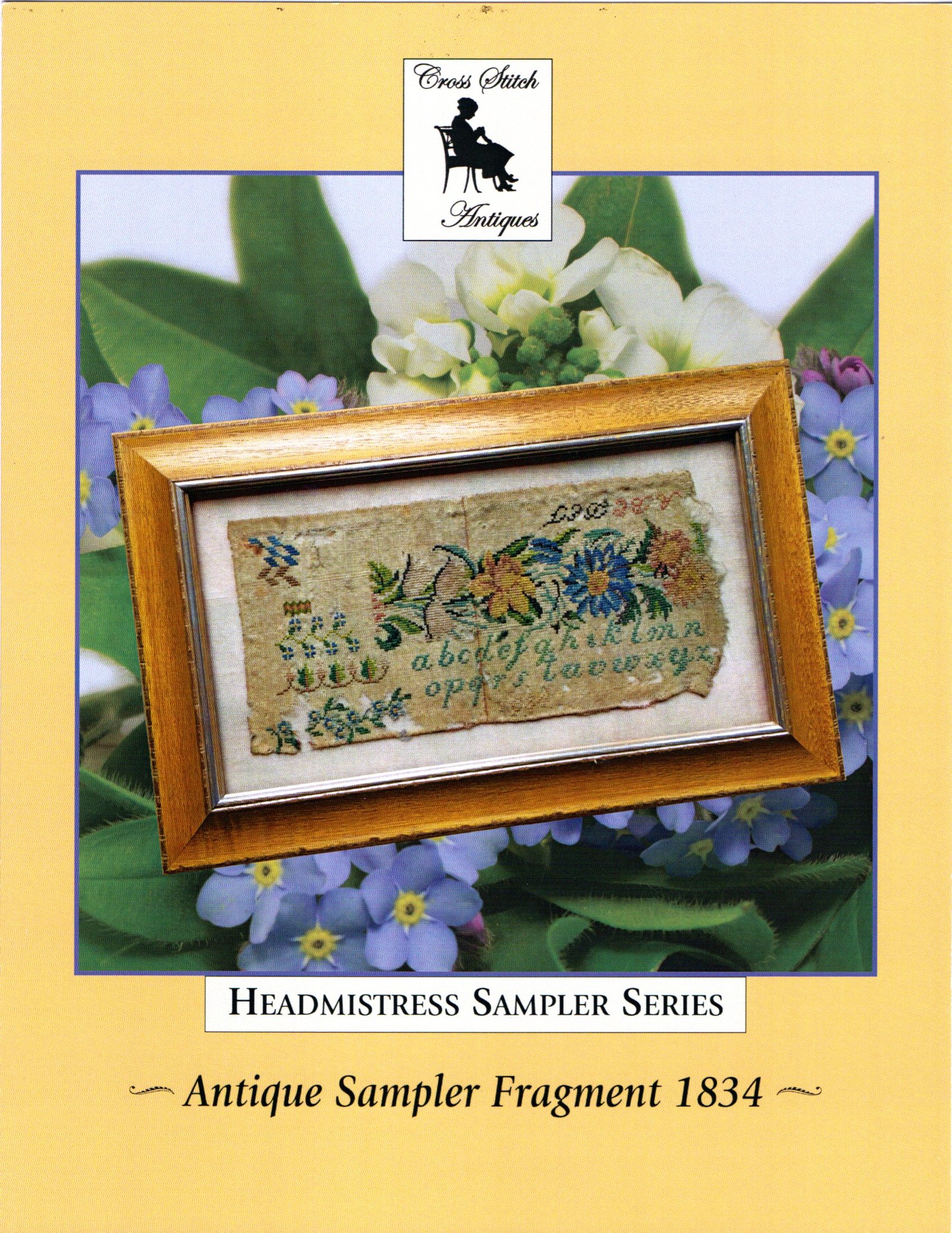 Antique Sampler Fragment PDF Digital Download
