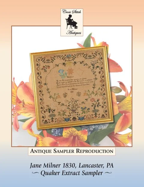 Jane MIlner Quaker Extract, 1830 Lancaster, Pennsylvania PDF Digital Download