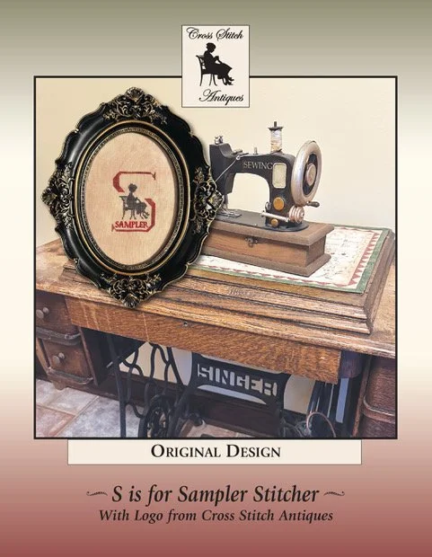 S is for Sampler chart, an original design