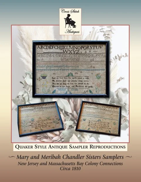 KIT: Chandler Sisters, 2 charts 2 KITS with 40 ct V. Buttercream Lakeside linen and NPI silk