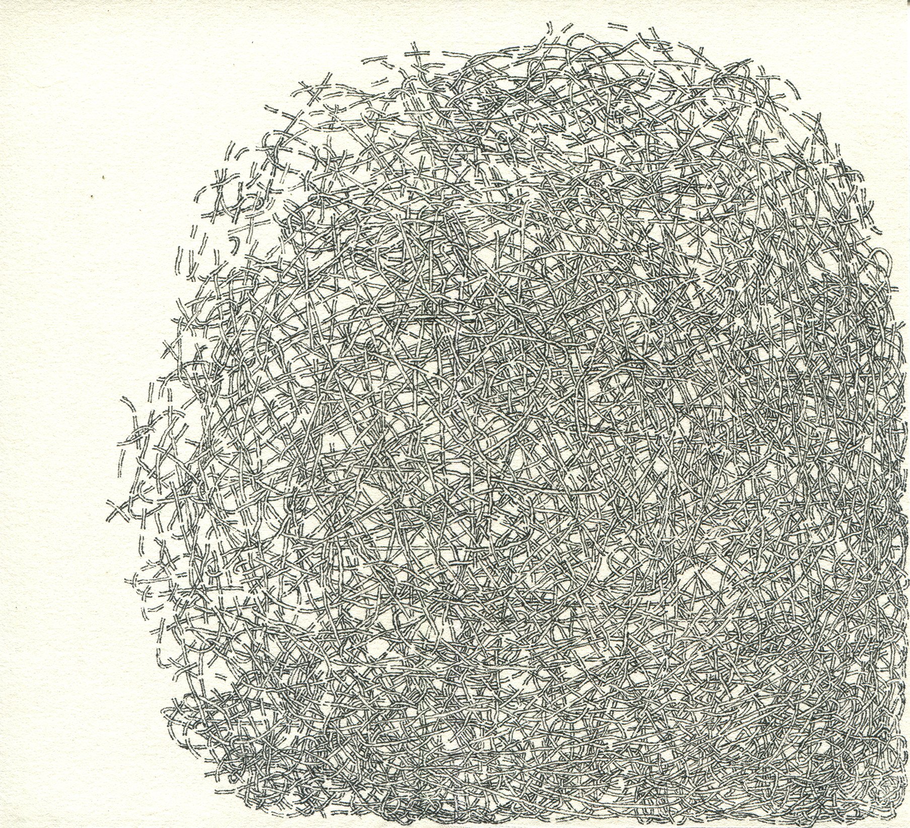  Knot I, Micron on Paper, 6 x 5 ½ in. 2018 