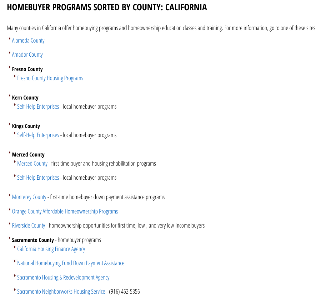 First-time home buyer loans