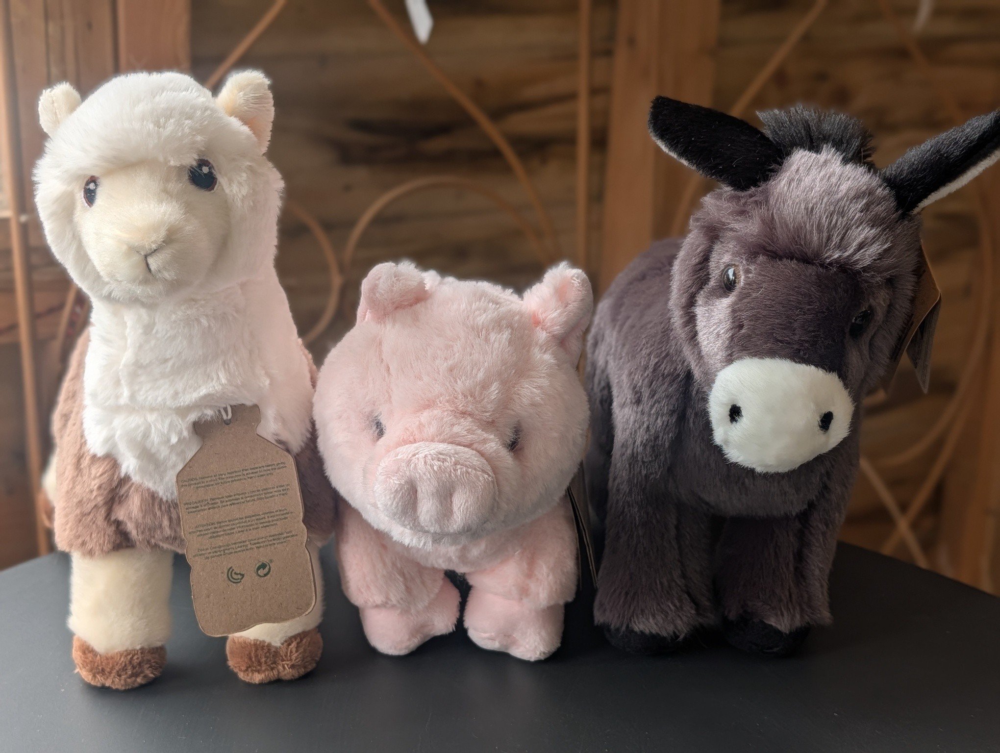 🛑 Stop scrolling... Cuteness overload incoming! 🥹🩷

🐷 Pig. 🦙 Alpaca. 🫏 Donkey.

The hardest decision you'll make today is choosing just one! 😍

You'll find these irresistibly soft new arrivals waiting for you in The Vinery at Hockey's Farm Sho