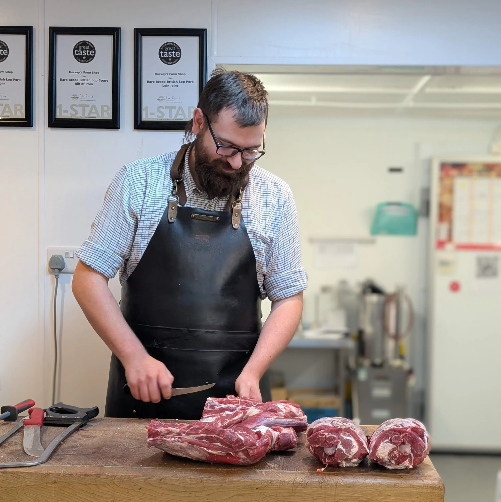 ✨ Meet Tom! 🥩

It's time for another #StaffSpotlight!
Tom has been with Hockey's for four years and is the friendly face behind our butchery counter.
Here's a little more about him&hellip;

🥩 Favourite cut: Rib-eye steak
🔪 Loves: Sharing his knowl