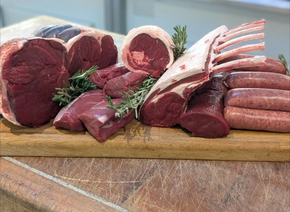 From just one mile away to our butchers counter 🌳🦌

Our wonderfully local venison is available now at Hockey&rsquo;s Farm Shop.

Naturally lean, high in protein and a valuable source of iron, zinc and B vitamins, venison is nutritious, full of flav