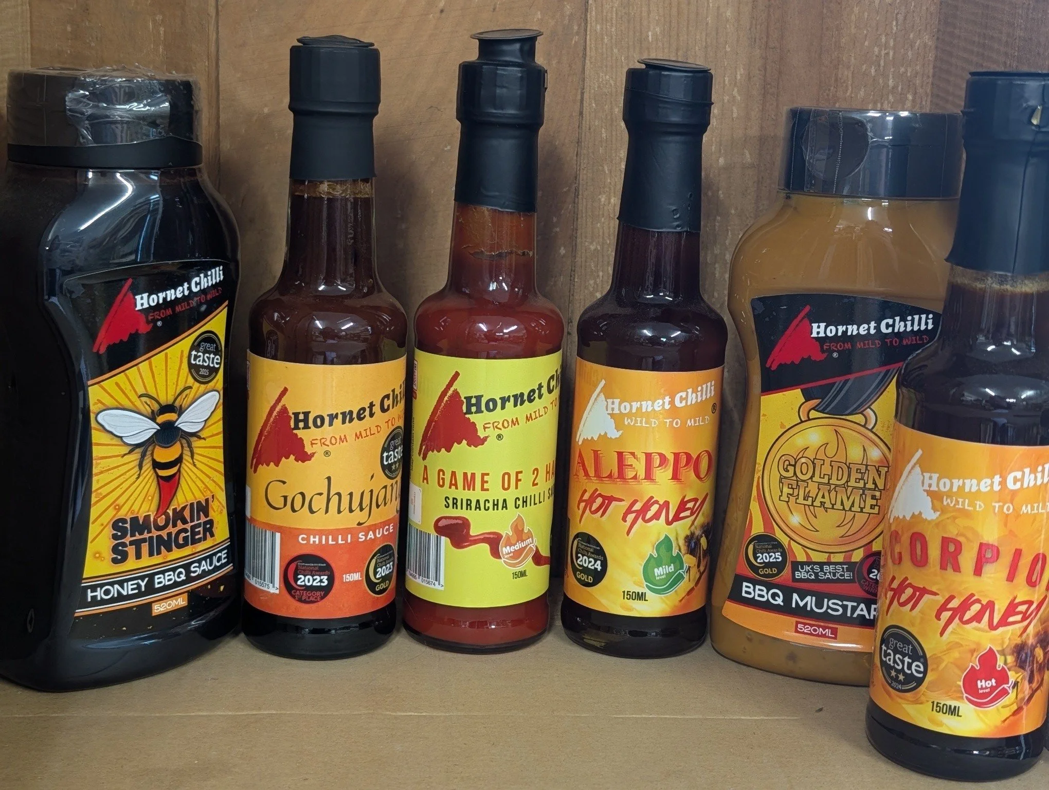 🌶️ MILD, WILD&hellip; OR COMPLETELY DELUSIONAL? 🌶️

Hornet Chilli products are fully stocked at Hockey&rsquo;s, and this Saturday morning you can try your way through the whole range, if you&rsquo;re brave enough! 🔥

Start sensibly with Aleppo Hot