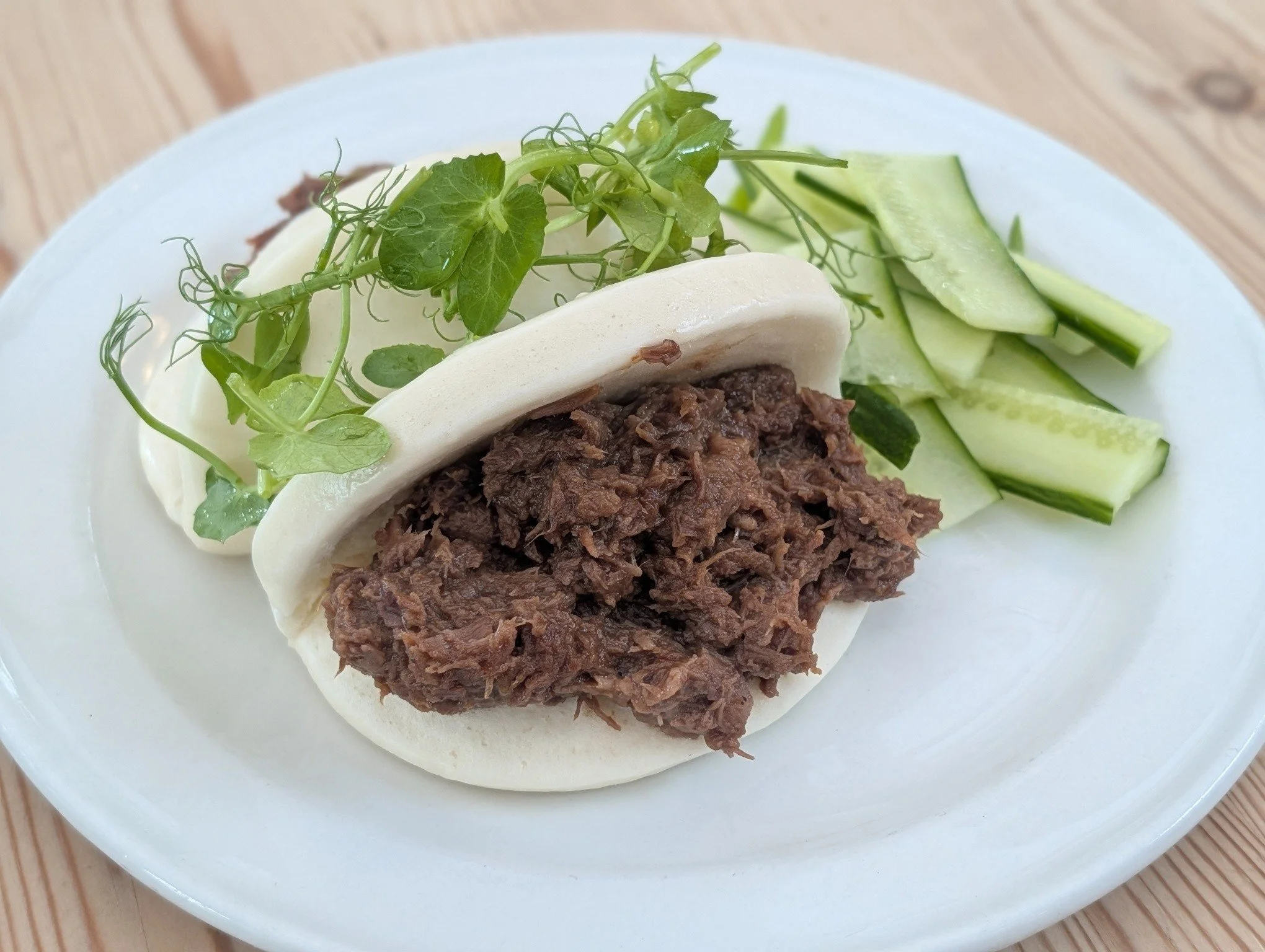 Lunch plans? Our specials board has a few suggestions&hellip; 😋

🥢 Hoisin beef bao buns with spring onion and cucumber
🌶️ Venison &amp; chilli sausage bap with balsamic onions
🥚 Scotch egg with side salad, coleslaw and crisps

Whether you&rsquo;r