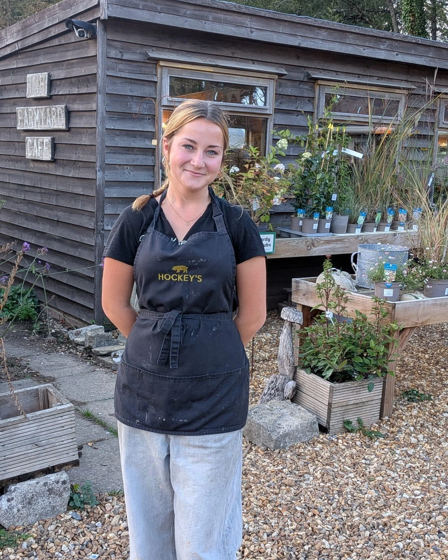 🌟 Meet Grace! 👋

Two and a half years at Hockey&rsquo;s, a soft spot for the animals and a giant rabbit ruling the roost at home&hellip; 🐰😂

Here&rsquo;s a little more about the face behind the apron:
💚 Favourite thing about Hockey&rsquo;s: &ldq