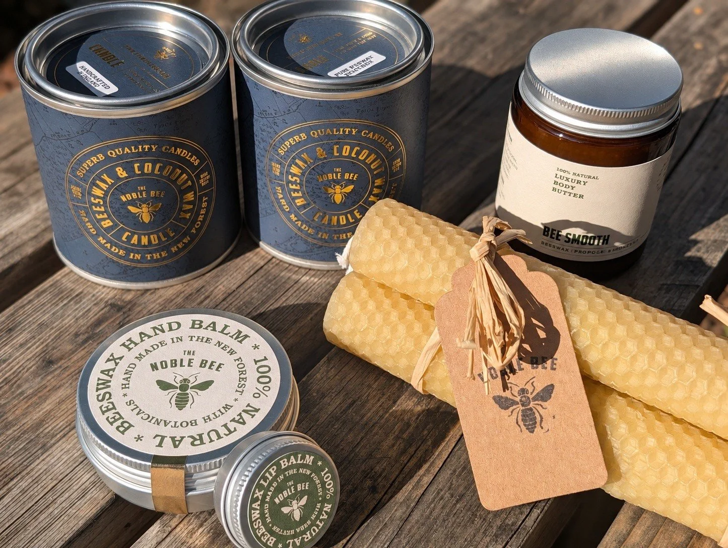 🐝 Oh, bee-have&hellip; we&rsquo;re trying very hard not to keep it all for ourselves!

Candles for cosy evenings, hand balm and lip balm for chilly days, plus a little luxury body butter &mdash; there&rsquo;s plenty to tempt you from The Noble Bee. 