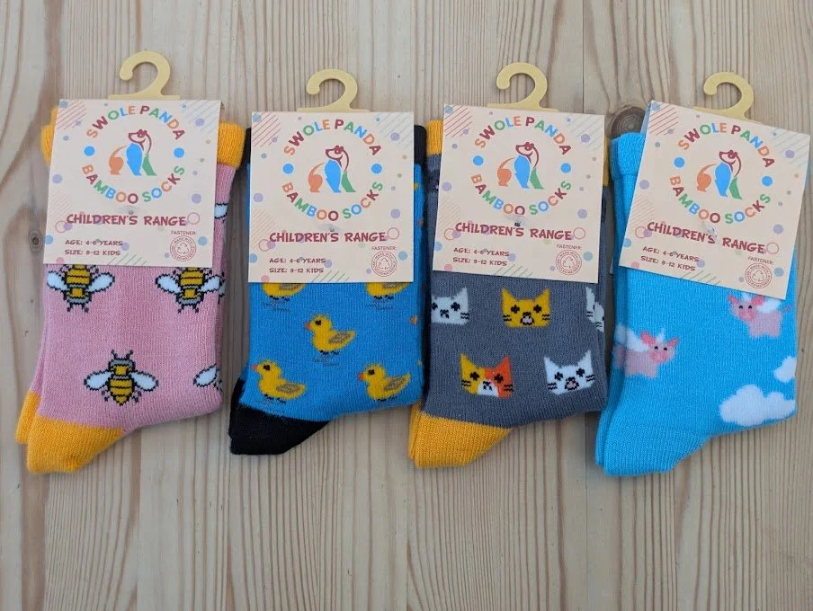 Kid's Bamboo Socks  (9-12)
