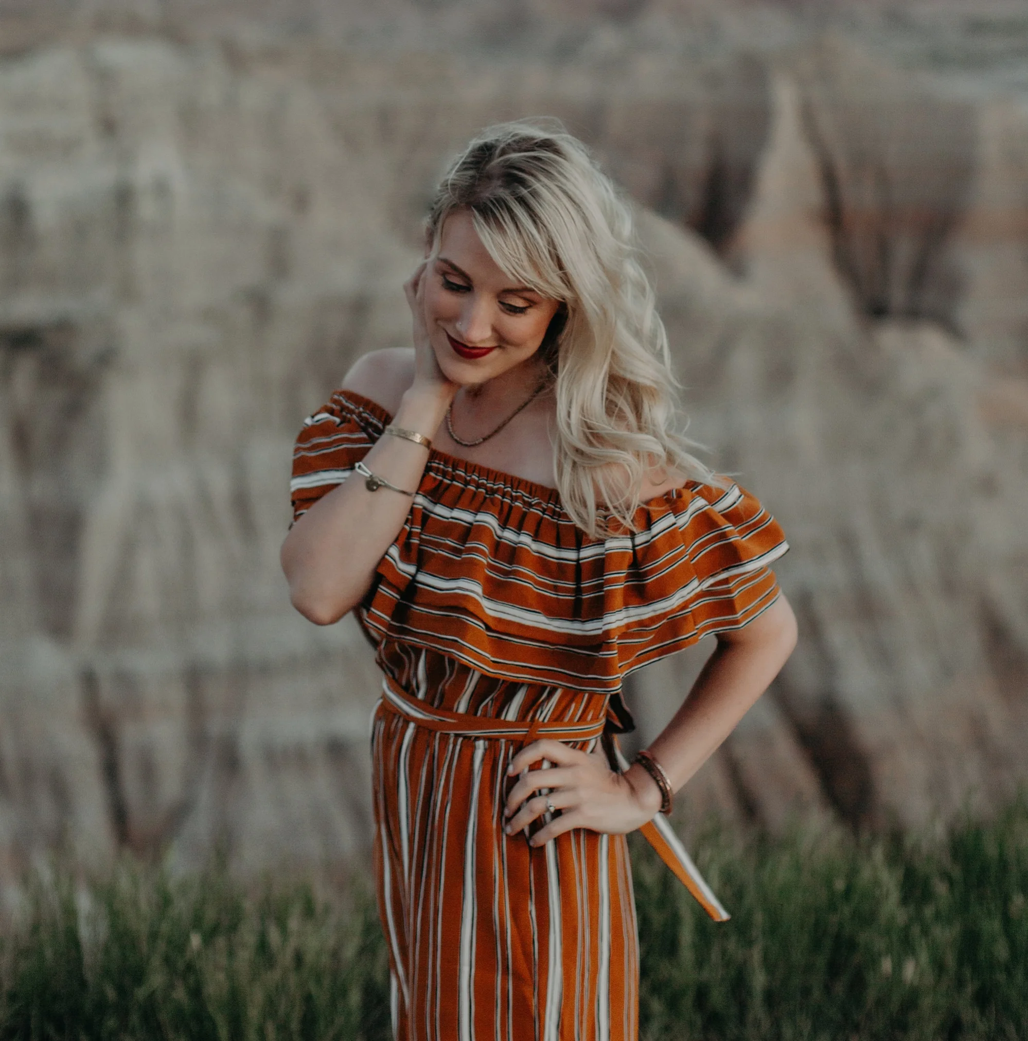 Headshot taken by my husband, Jordon, in the Bad Lands - Summer 2018