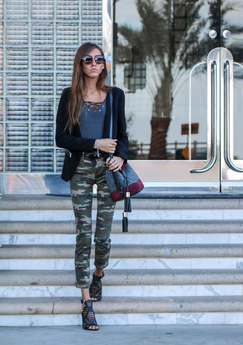 OOTD: CAMO PANTS CITY LOOK — The Hungarian Brunette