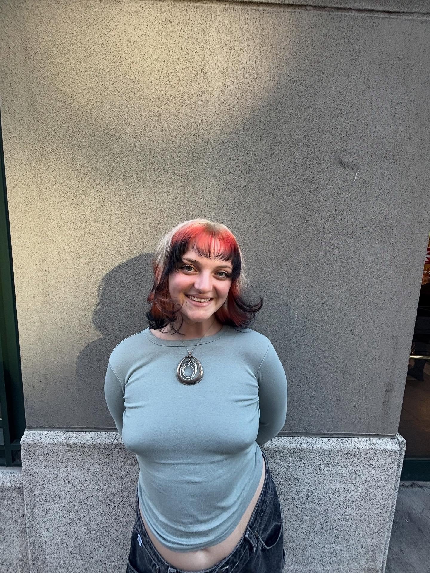 yesterday i did my final project for cosmetology school on my beautiful friend grace! last two slides are the before

i&rsquo;m typically more into cutting and have been doing some cuts i&rsquo;m really proud of recently, so i wanted to step out of m