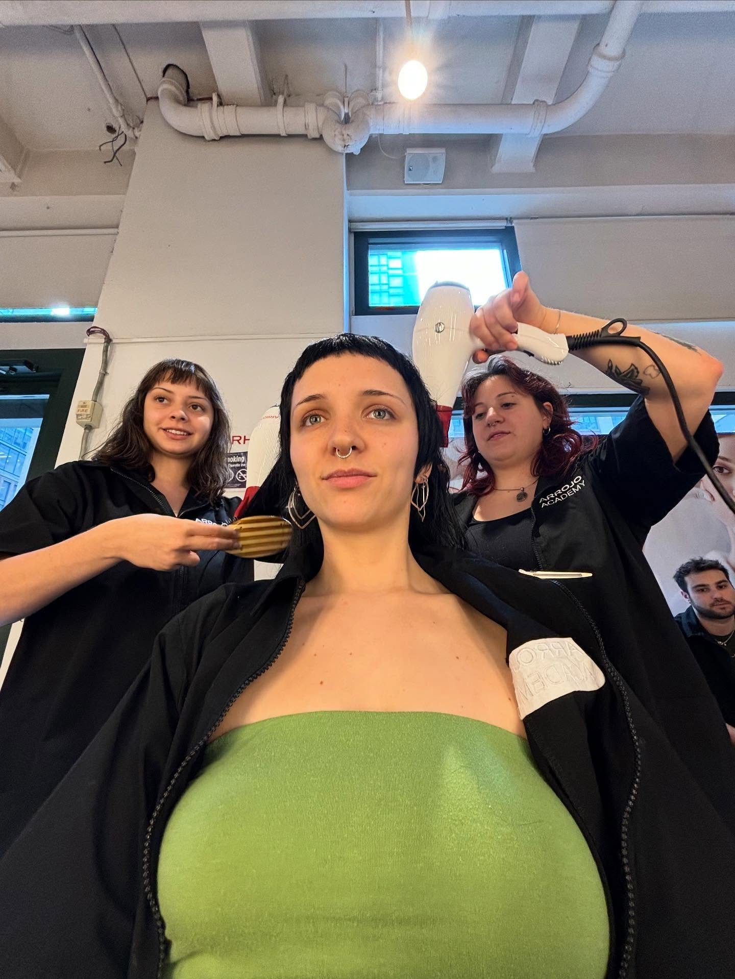 this was in may and now we are all hairdressers 🩷🩷🩷🩷🩷🩷🩷🩷🩷🩷