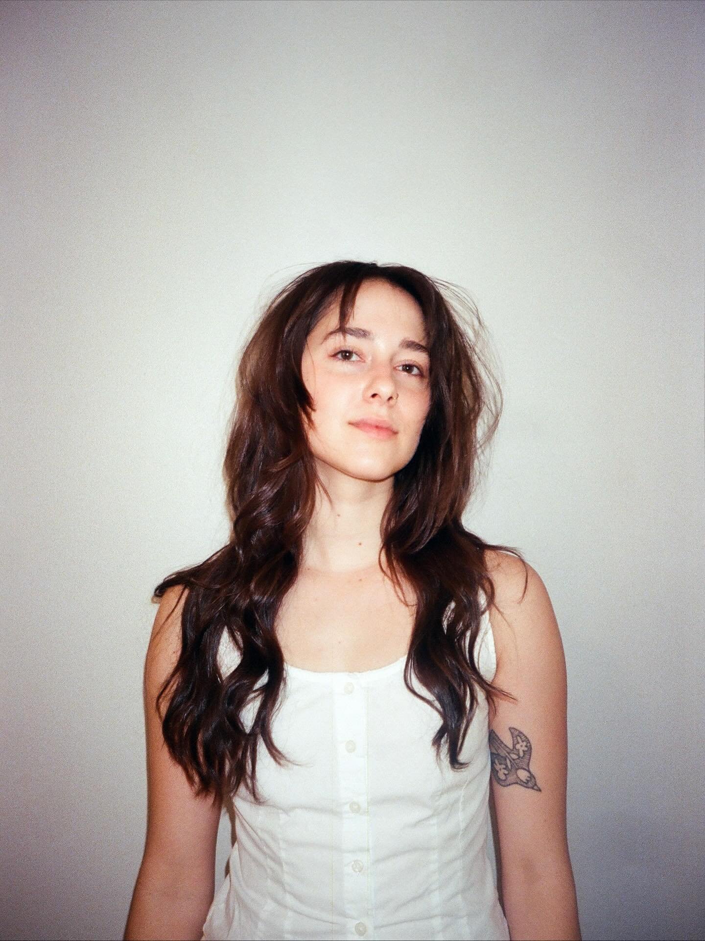 claire blowout/curls on film from so long ago wow this was before i knew how to operate a pair of shears