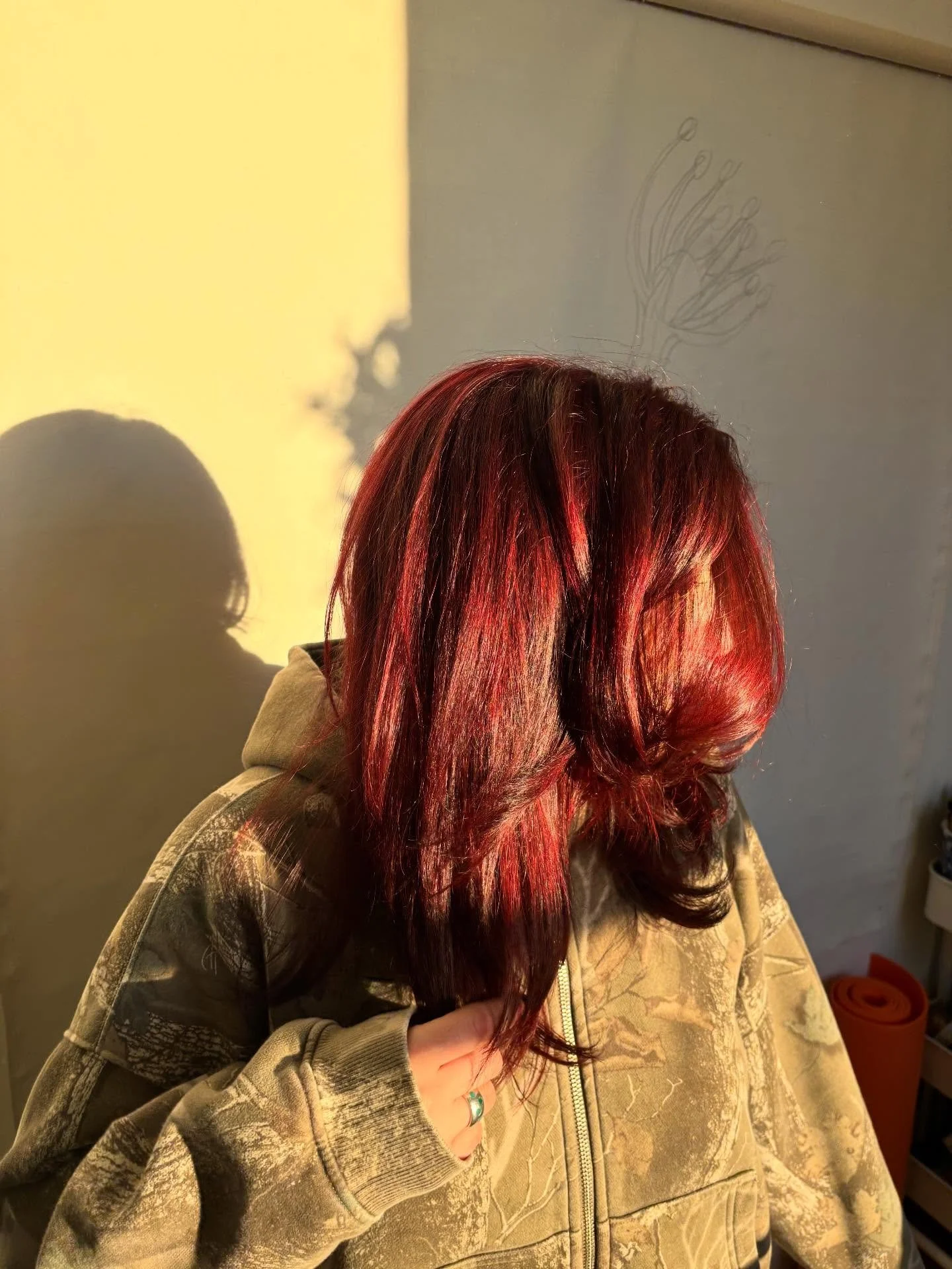 chloe colorrrr!!! last three slides are the before