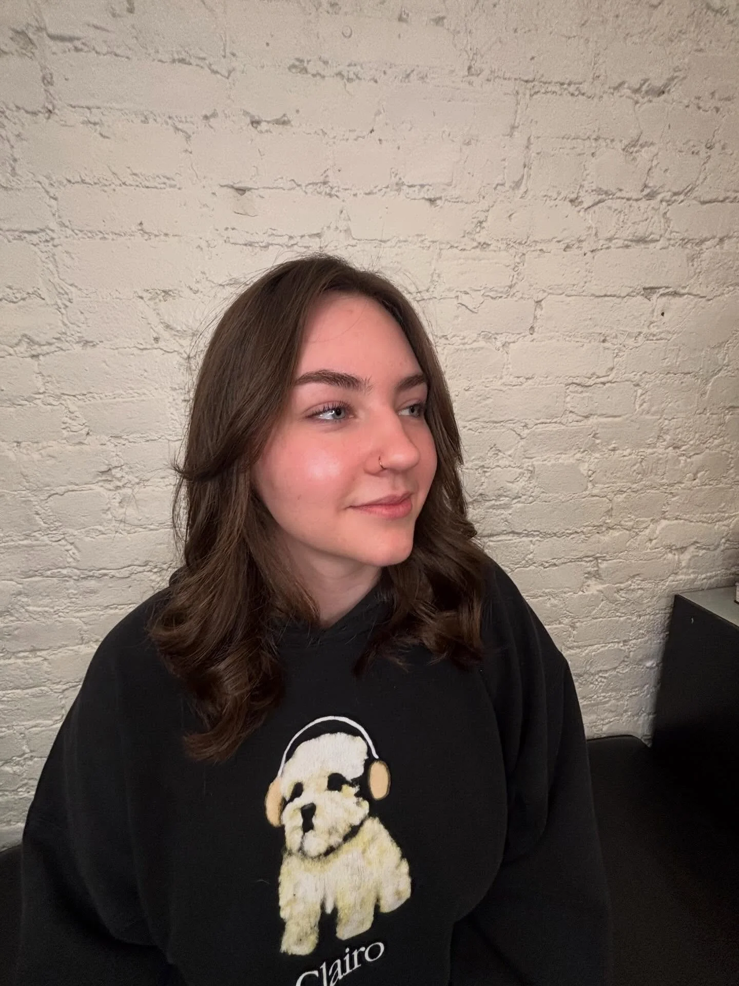 curtain bangs. layers. u kno the drill