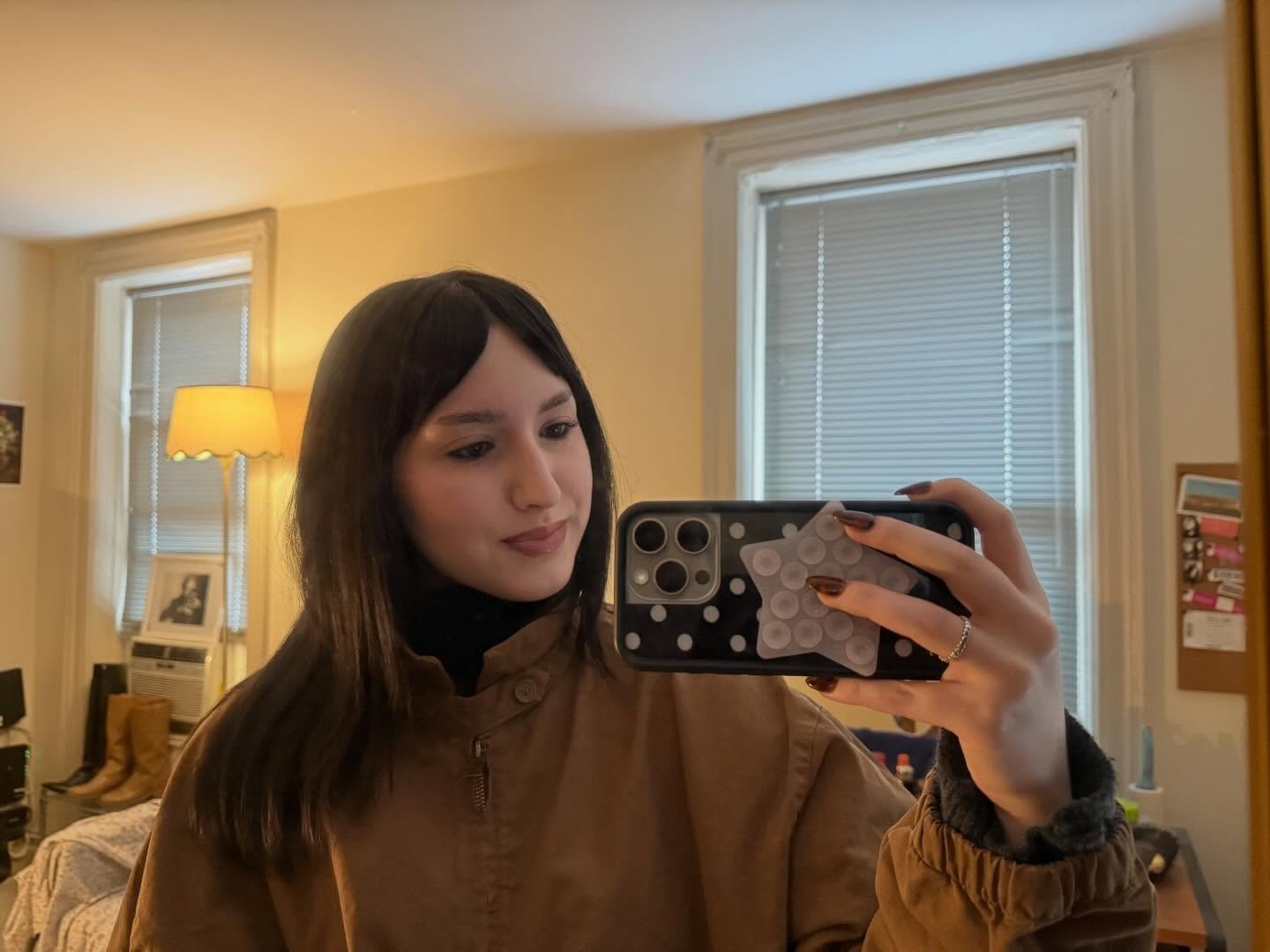 gloss n bangs for one of my most loyal clients 🩷