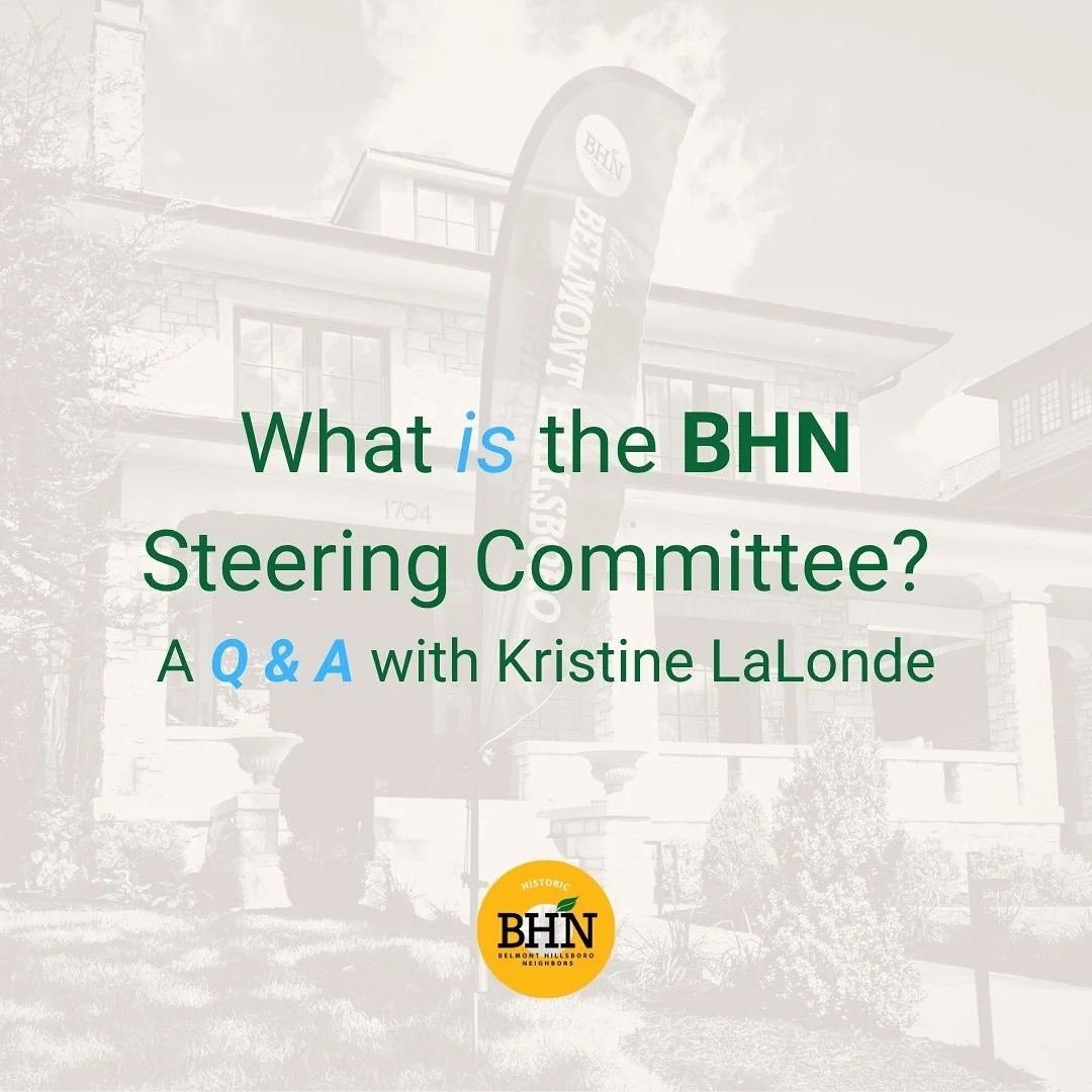 Swipe right for a quick Q &amp; A with BHN president, Kristine LaLonde about the upcoming Steering Committee elections on November 10th. ⬆️

Join us at Christ the King School on Monday, November 10th at 7PM to mingle with neighbors and learn about wh