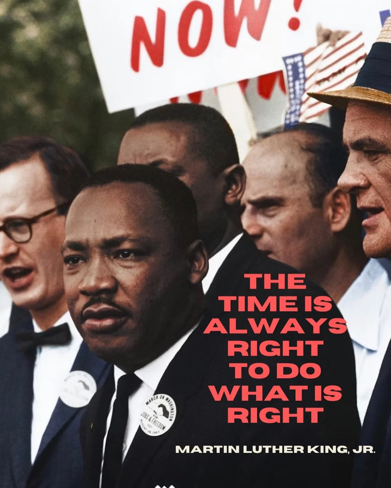 January 19th, 2026 
MLK, Jr. Day

Dr. King taught us that &ldquo;our lives begin to end the day we become silent about things that matter.&rsquo; We hope that today, and everyday, becomes an opportunity to stand up for justice and to create peace, ho