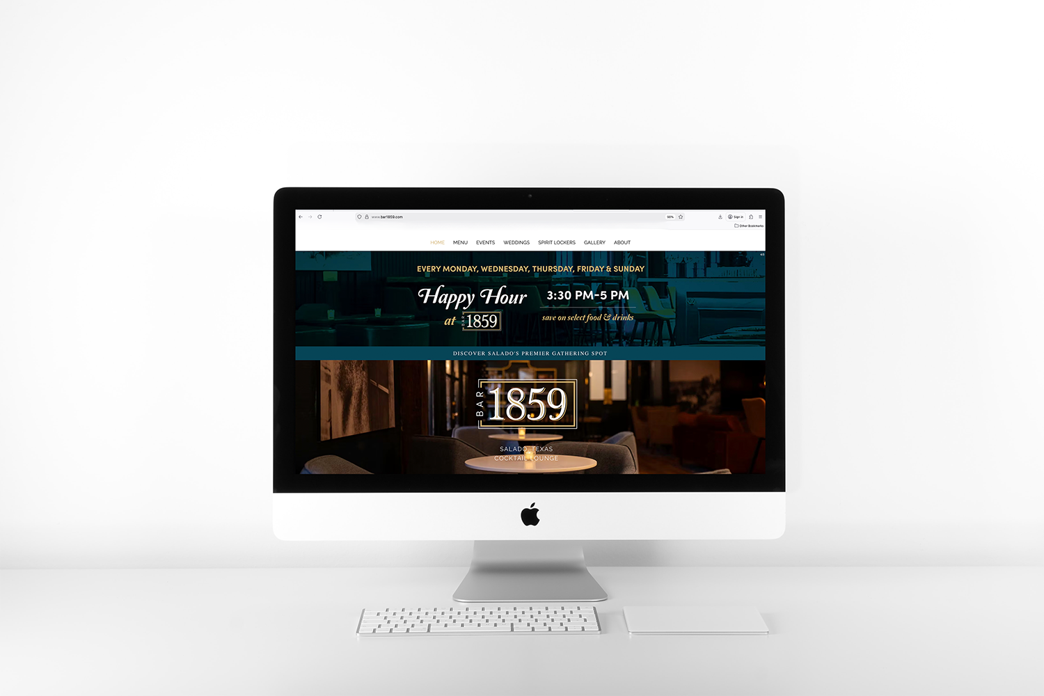 Bar 1859 Website Design