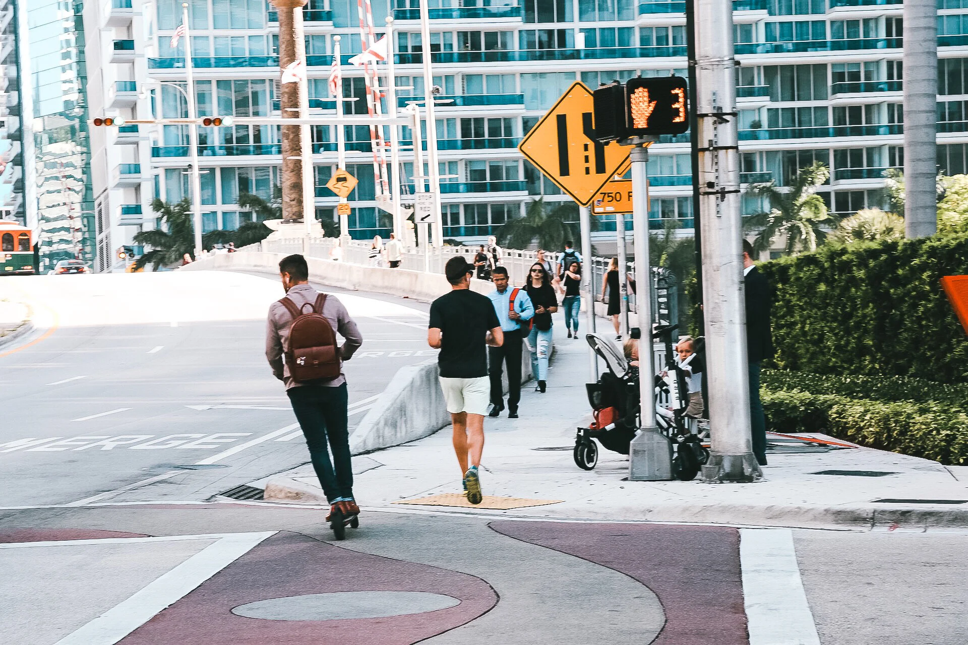 Scooters in Brickell 