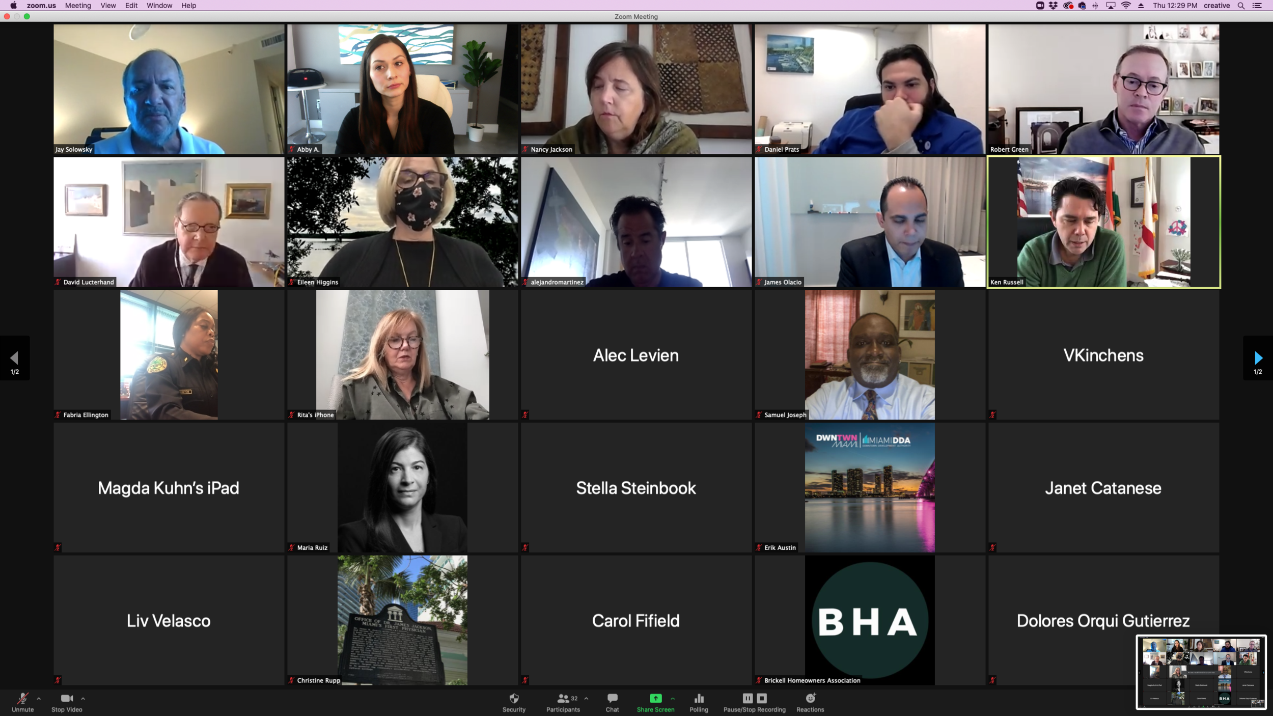 BHA Community Meeting with Commissioner Higgins, Russell and Commander Ellington 