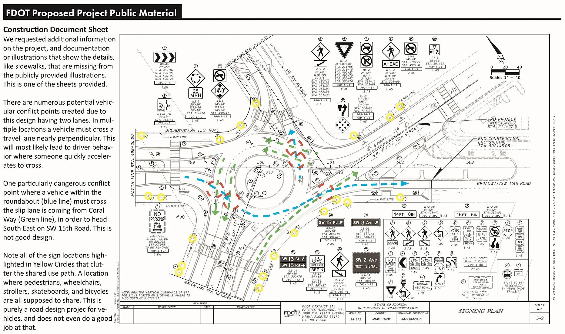FDOT Construction Sheet 