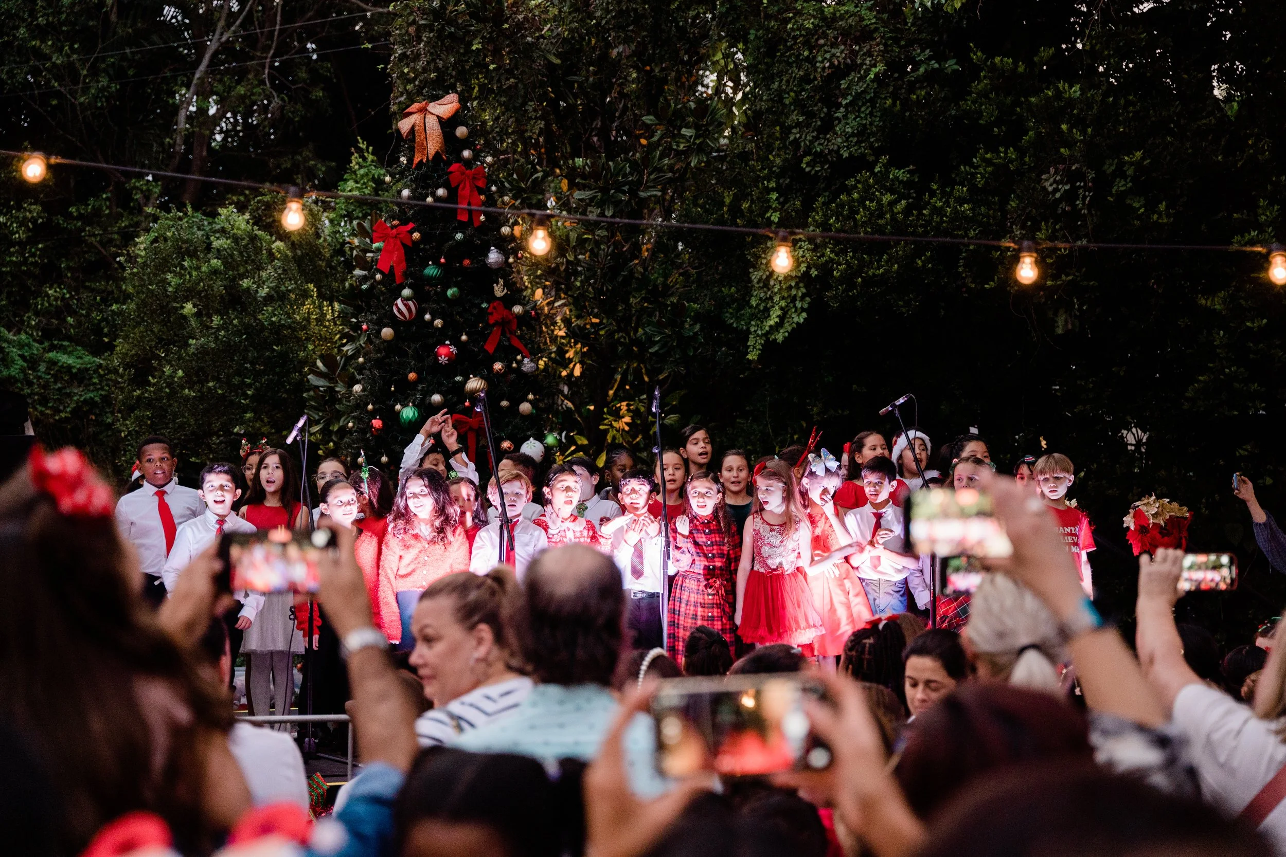 10th Annual Holiday Tree Lighting Presented by FirstService Residential and Commissioner Eileen Higgins.