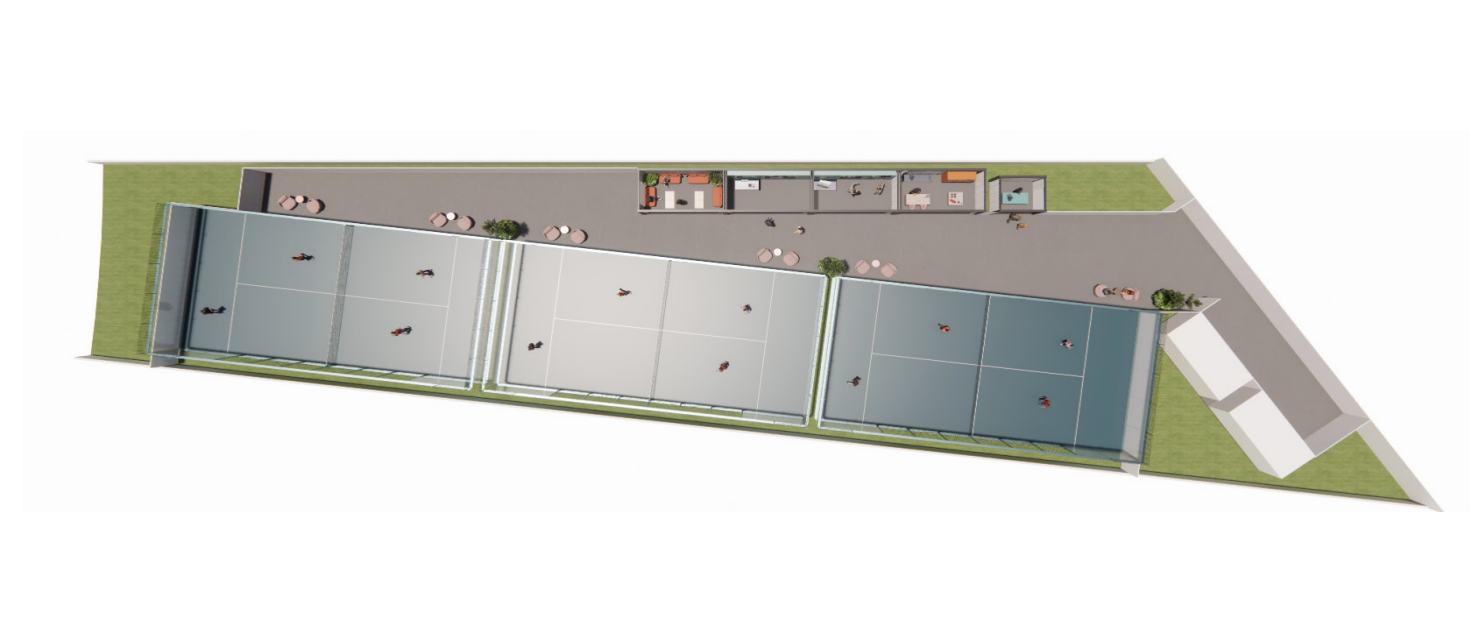 Development Plans for 240 SE 14th Street: Racquet Club and Pop-Up Paddle Courts
