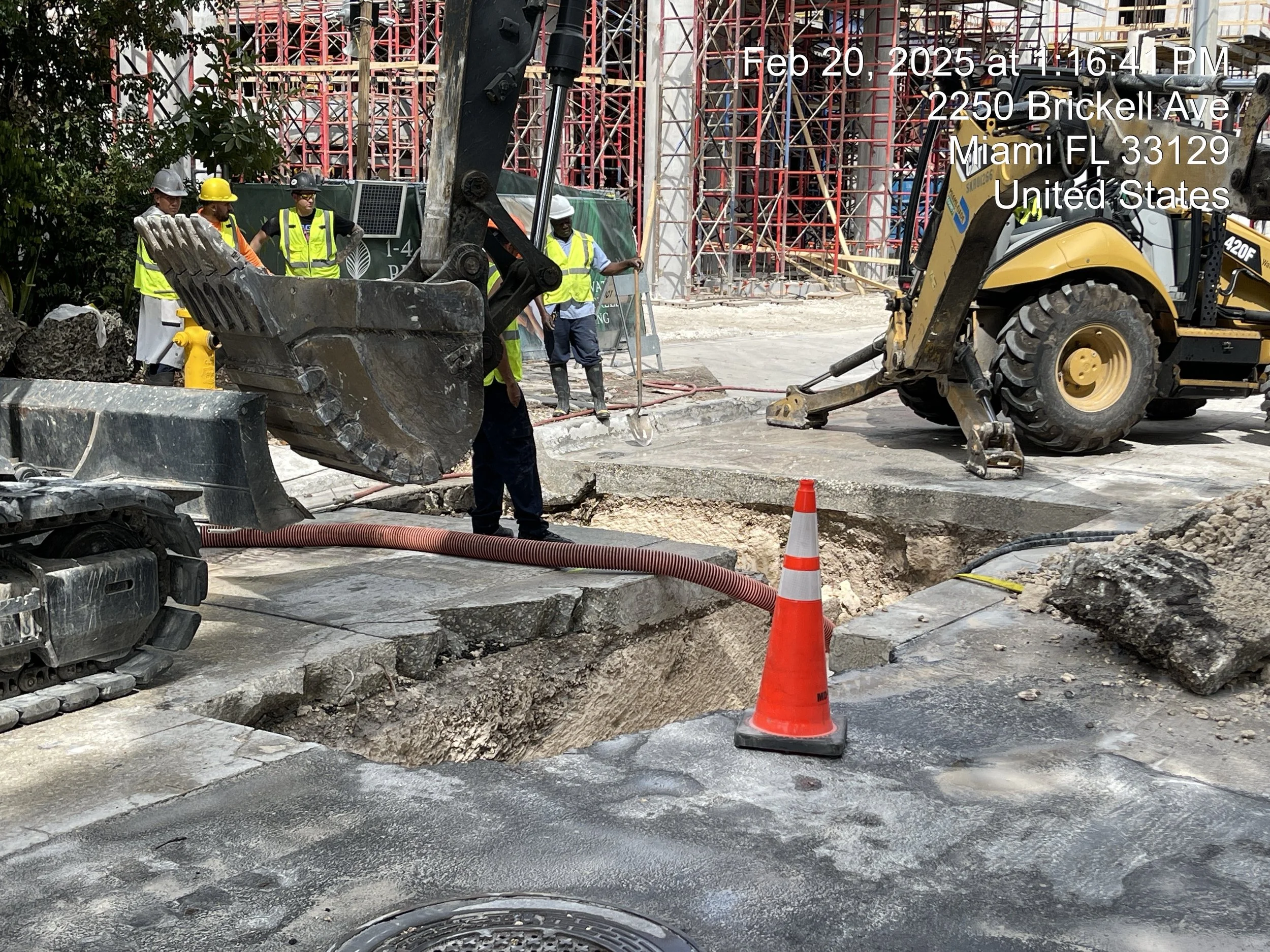 Water Sewer Break in Brickell: Safety Concerns and Emergency Repairs Underway