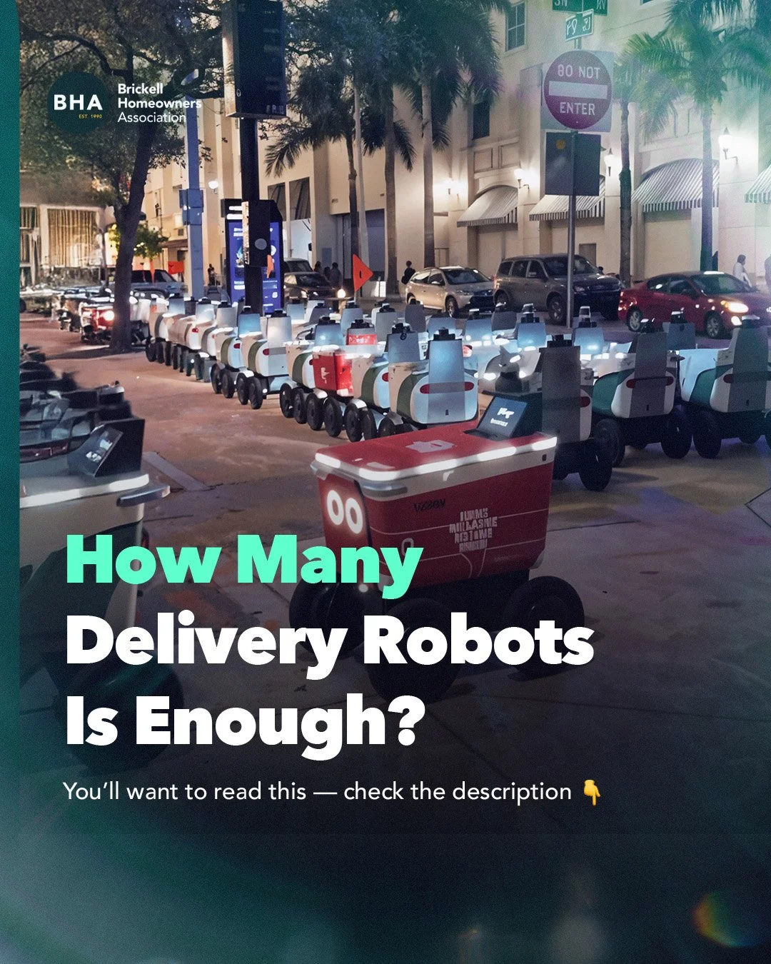 How Many Delivery Robots Is Enough?