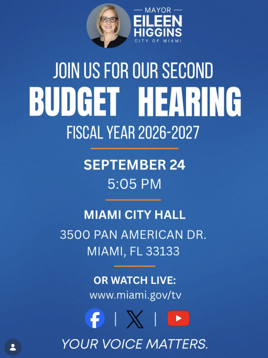 City of Miami Budget Hearing 