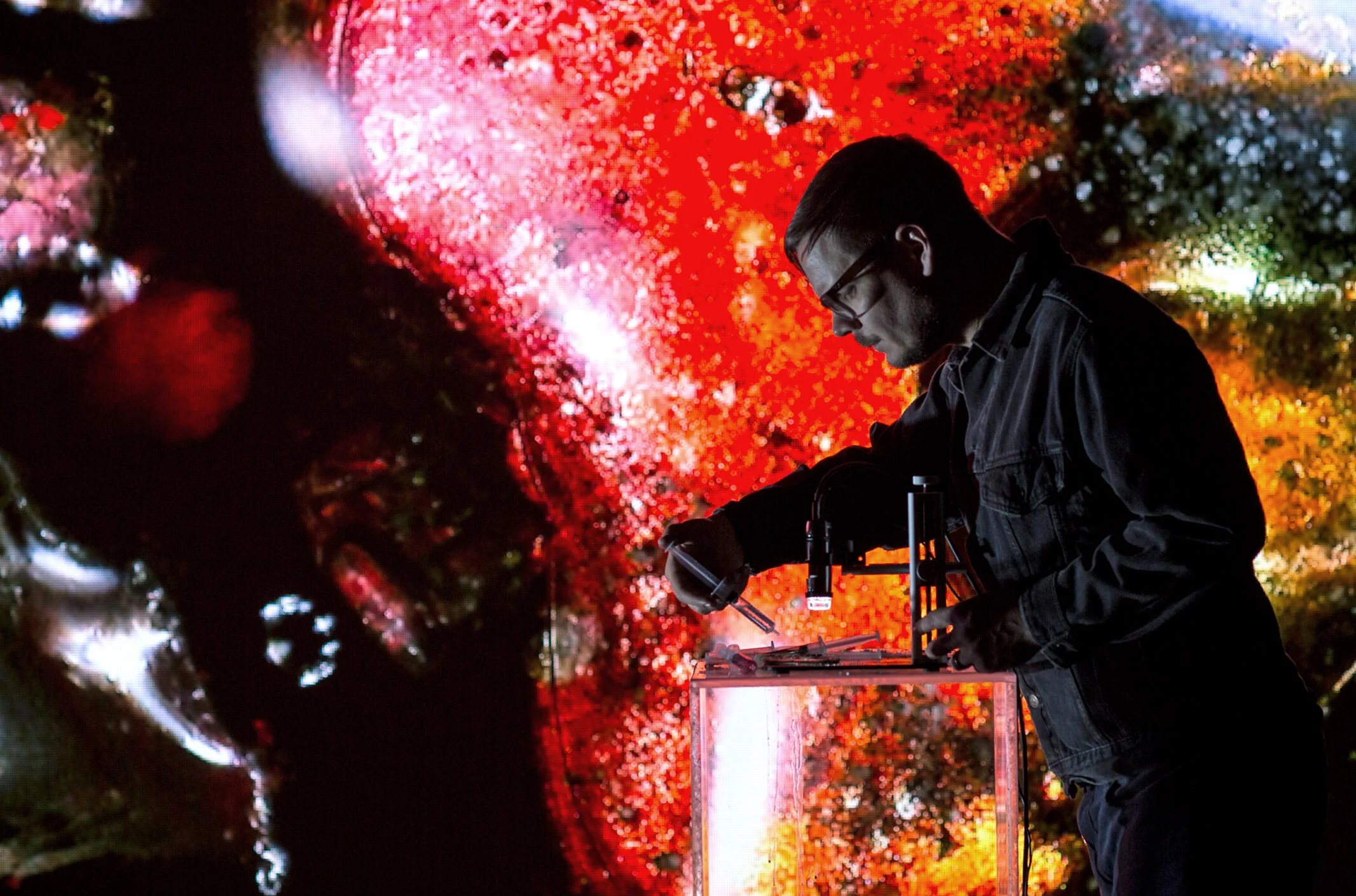 Circular Dimensions - Microscopic Video Painting