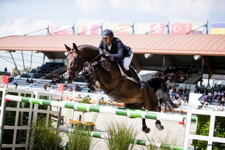 Nayel riding Lucifer V - GCT Valkenswaard