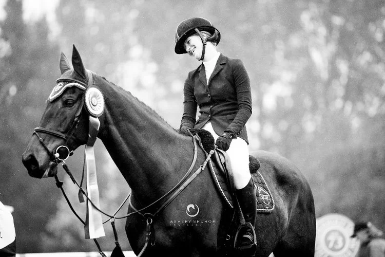 Jenn riding Cadence - Thunderbird