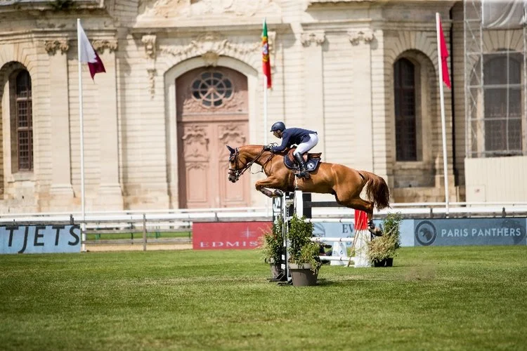 Yuri Mansur riding Vitiki - Chantilly, France