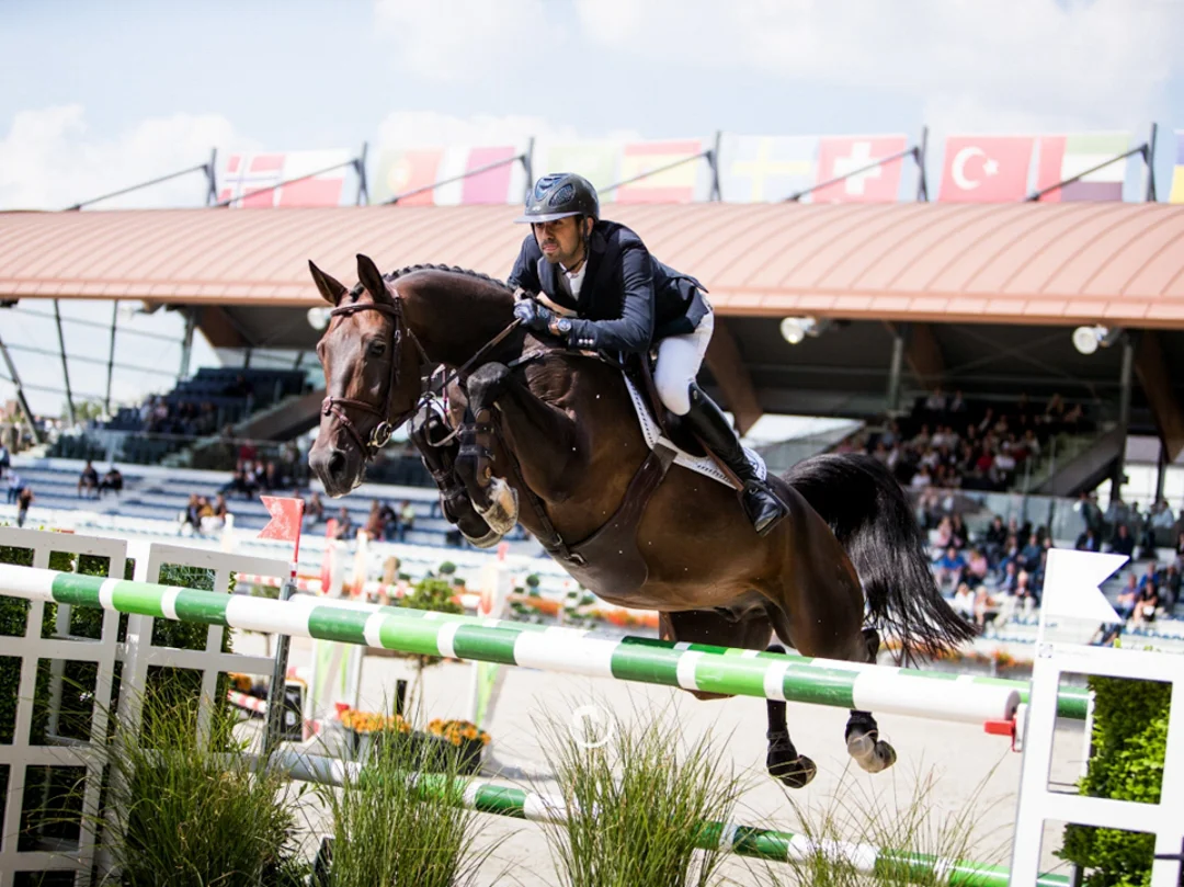 Nayel Nassar and Lucifer V at GCT Valkenswaard. Photo by Ashley Neuhof Photography.