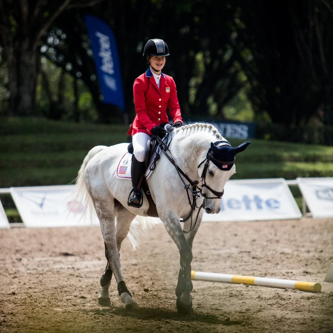 Jenn Gates and Luftikus S at Longines FEI Jumping Nations Cup™ - Coapexpan. Photo by Ashley Neuhof Photography.