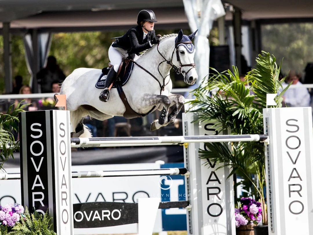 Jenn Gates and Luftikus S at the 2018 Palm Beach Masters. Photo by Ashley Neuhof Photography.
