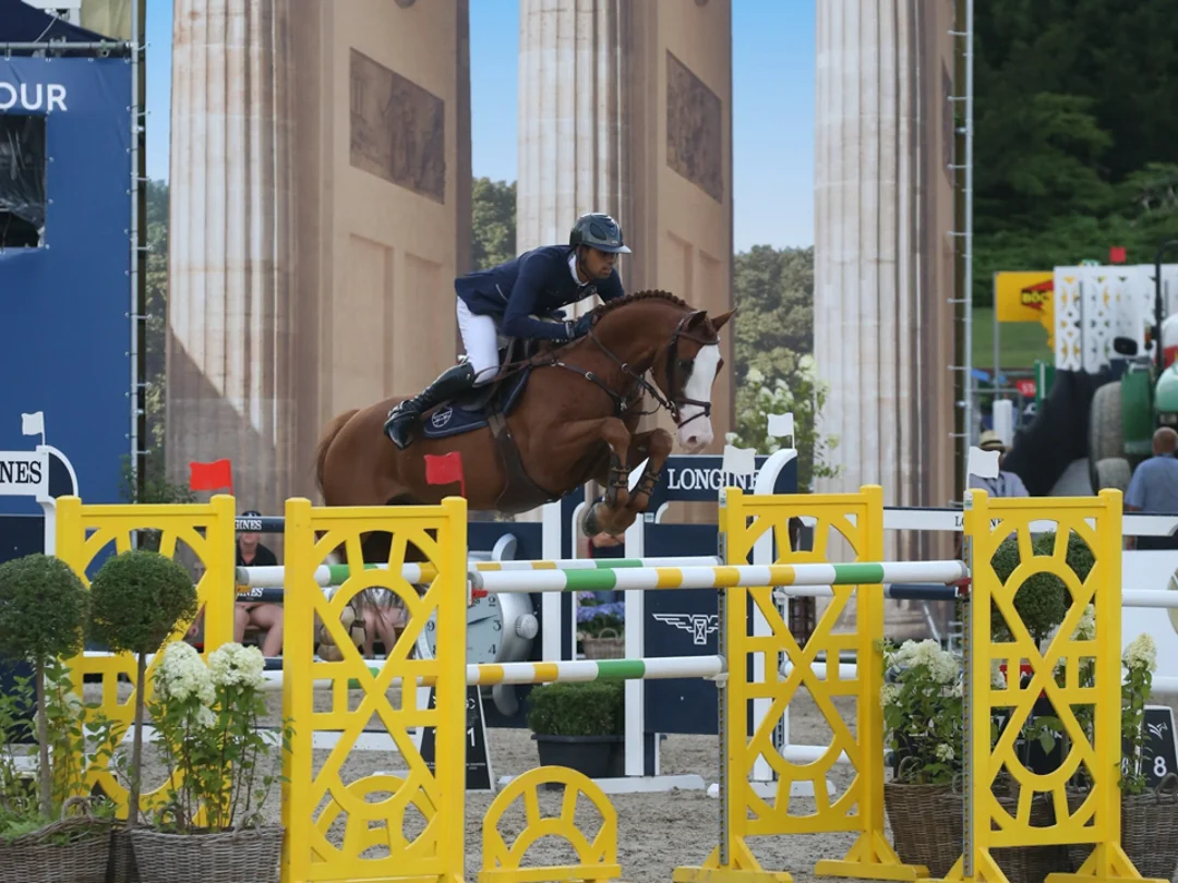 Nayel Nassar and Lutz at the 2018 Global Champions League of Berlin. Photo by Sportfot.