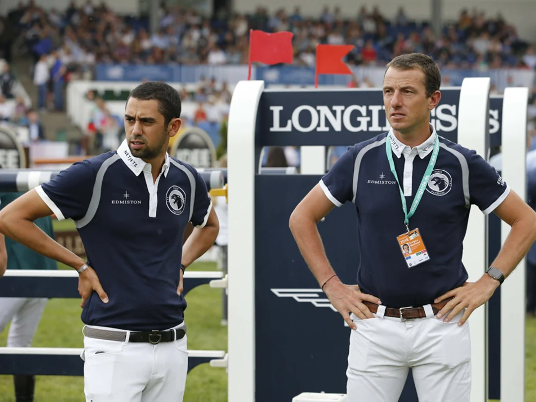 Nayel Nassar and Gregory Wathelet at GCL Hamburg. Photo by Stefano Grasso.