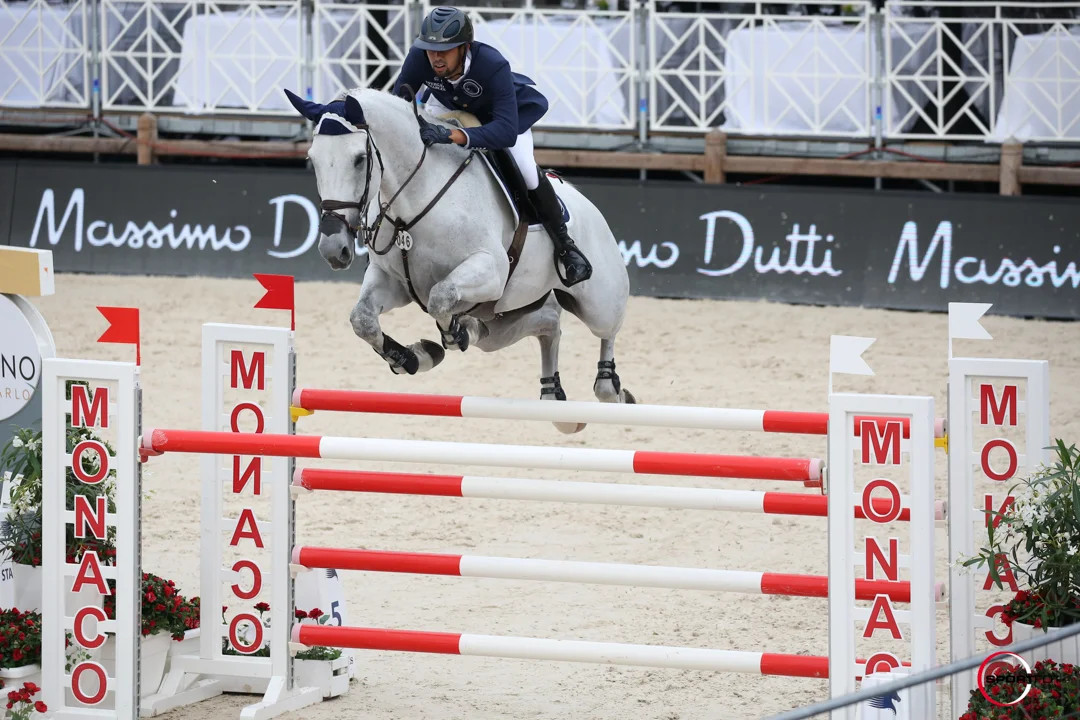 Nayel Nassar and Hija van Stokapelleken at the 2017 Global Champions League of Monaco. Photo by Sportfot.