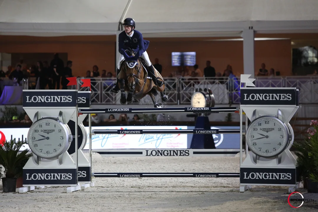 Darragh Kenny and Chanel at the 2017 Global Champions League of Cannes. Photo by Sportfot.