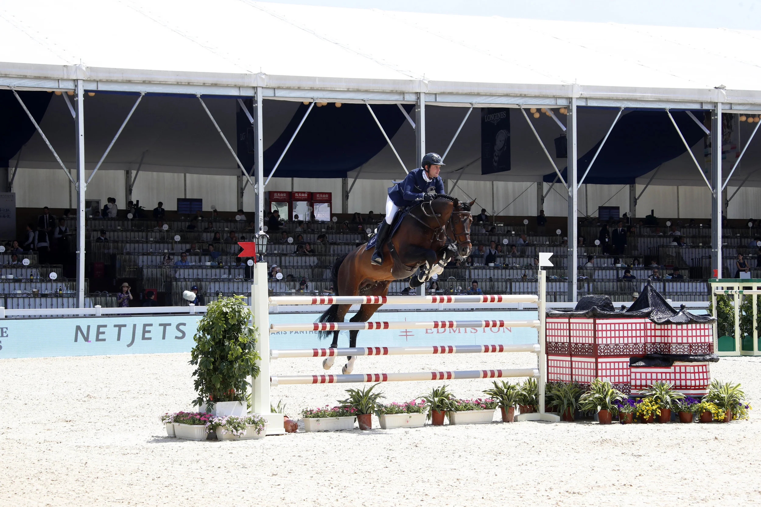 Darragh Kenny and Balou du Reventon at Global Champions League of Shanghai 2019. Photography by Stefano Grasso.