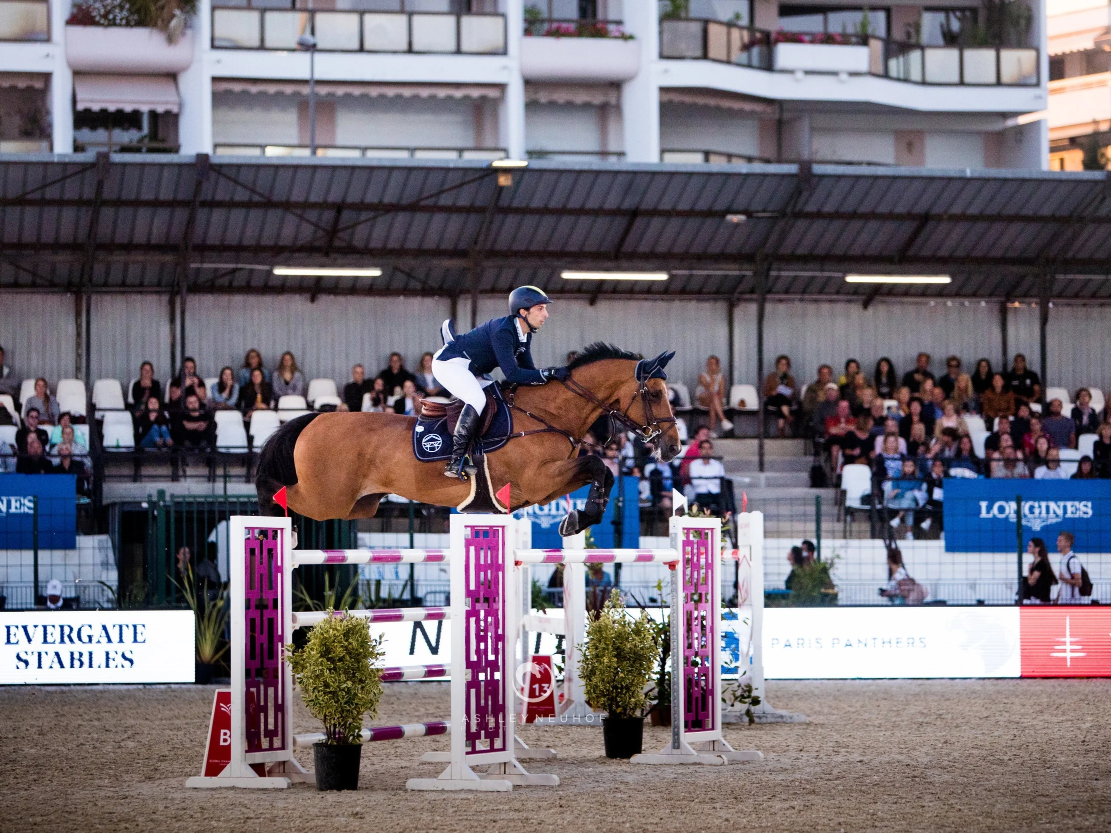 Yuri Mansur and Casantos at Global Champions League of Cannes 2019. Photo by Ashley Neuhof Photography.